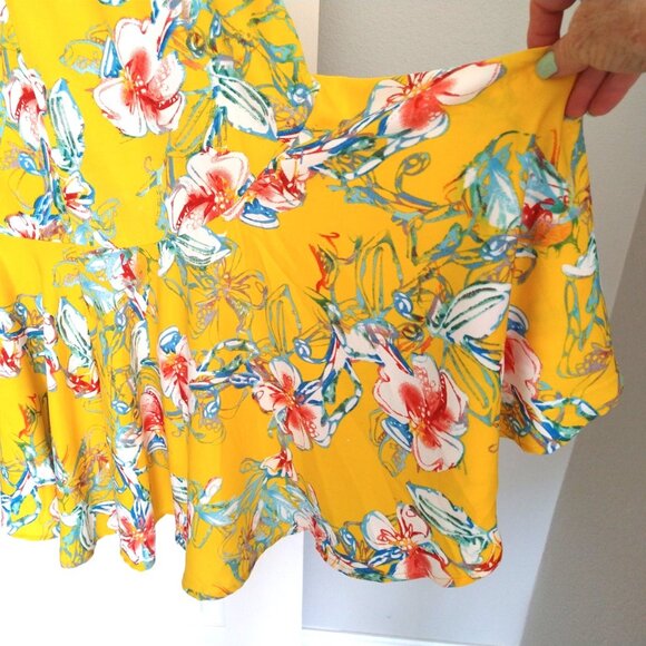 TOLANI Collection - Floral Ruffle Maxi Skirt, Medium (?) - Picture 2 of 6